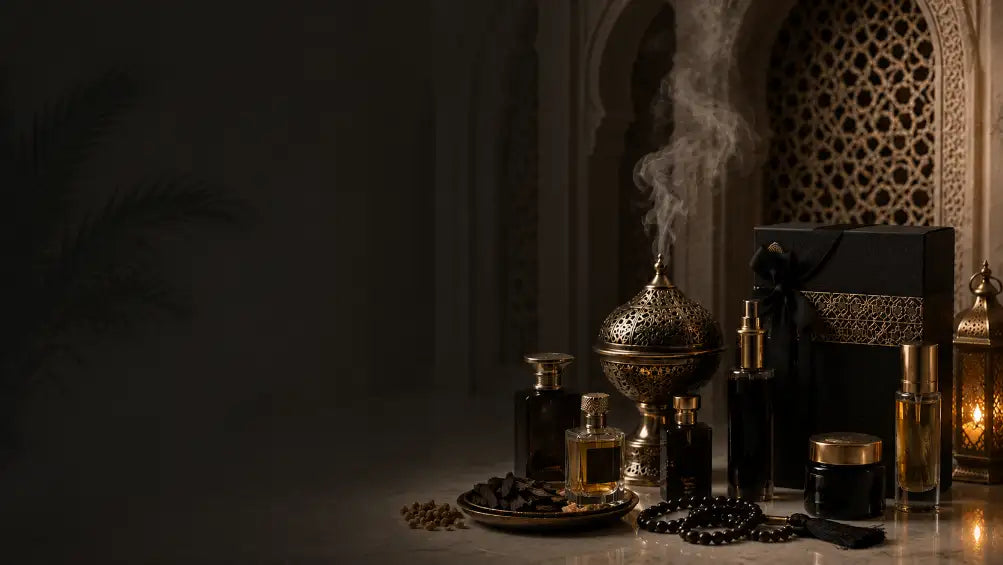 Perfumes, <br> Bakhoor & Gift Sets
